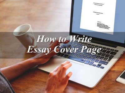 how to do a essay cover page